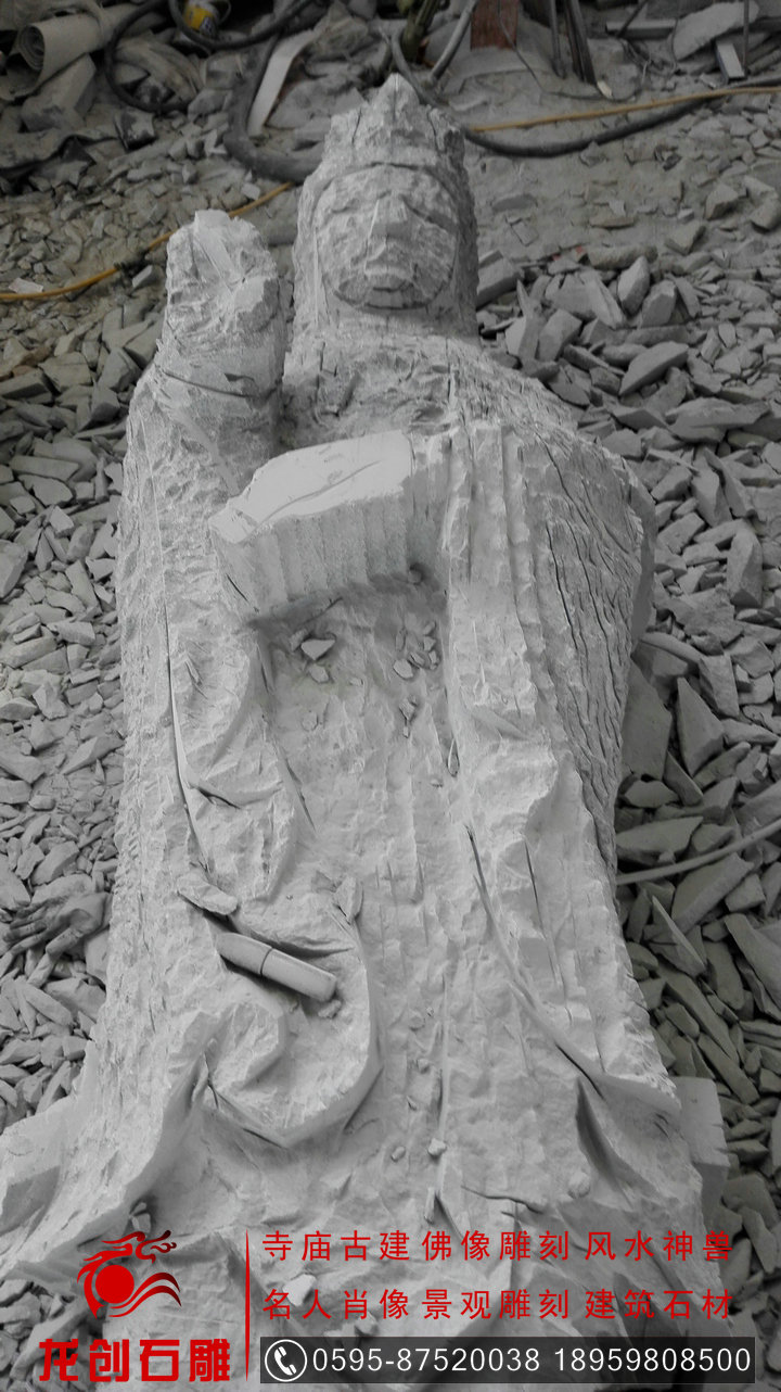 石雕觀音佛像怎樣雕刻?
